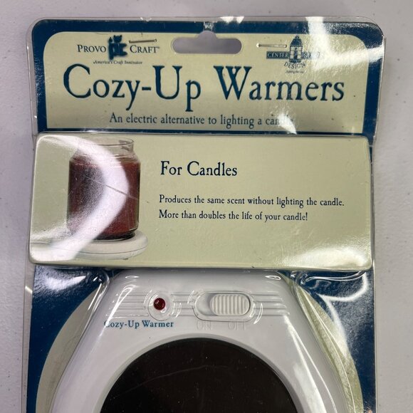 Provo Craft Cozy-Up Warmer For Candles 16-1037 Electric Wax Warmer White - Picture 2 of 4